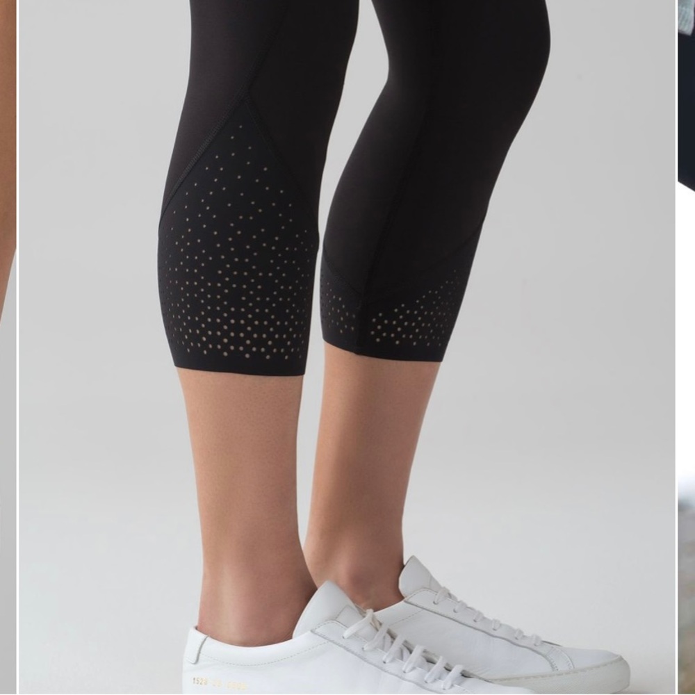 Black Size 6 Lululemon Anew 21in Crop